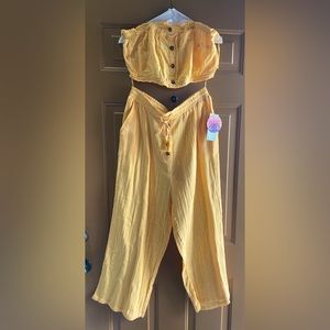 2 piece Goa beachwear by Japna summer set size L.